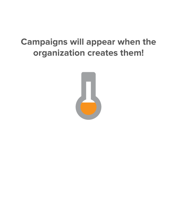 This organization hasn't started any fundraisers