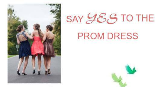 SAY YES TO THE PROM DRESS