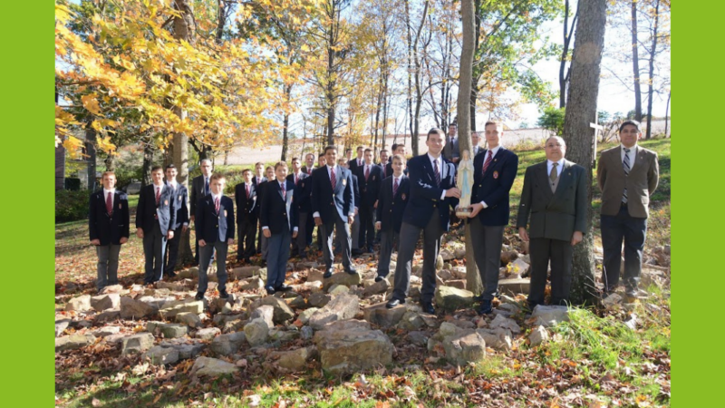 Featured Campaign Image: Help Students Build ‘Reparation’ Lourdes Grotto
