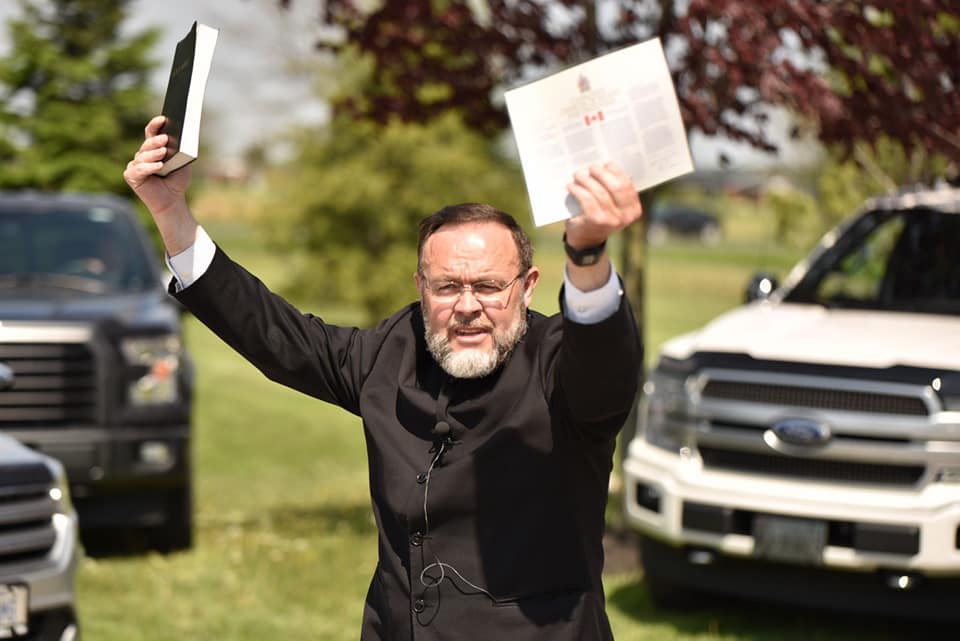 Help Pastor Hildebrandt bear unjust COVID fine