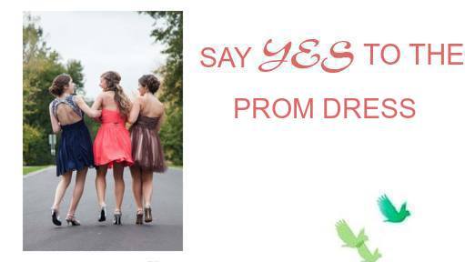 SAY YES TO THE PROM DRESS