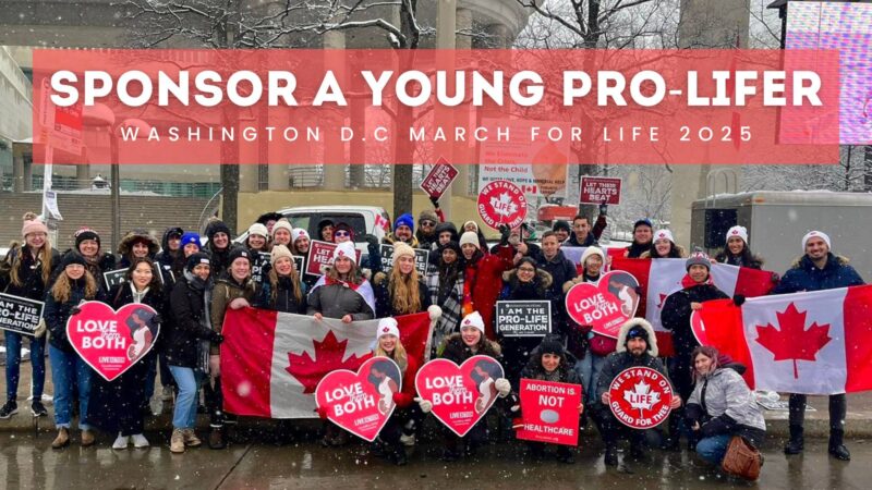 Featured Campaign Image: Sponsor A Young Pro-Lifer: Washington D.C 2025
