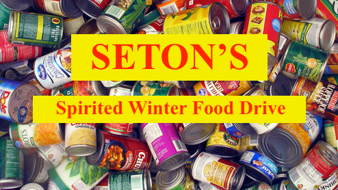 Featured Campaign Image: Seton’s Spirited Winter Food Drive