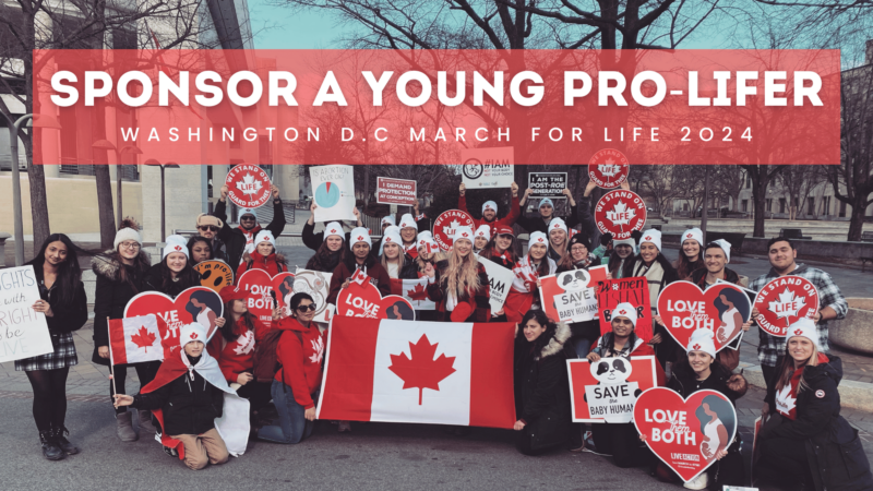 Featured Campaign Image: Sponsor A Young Pro-Lifer: Washington D.C 2024